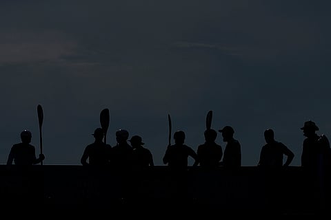 Women's kayak cross heat